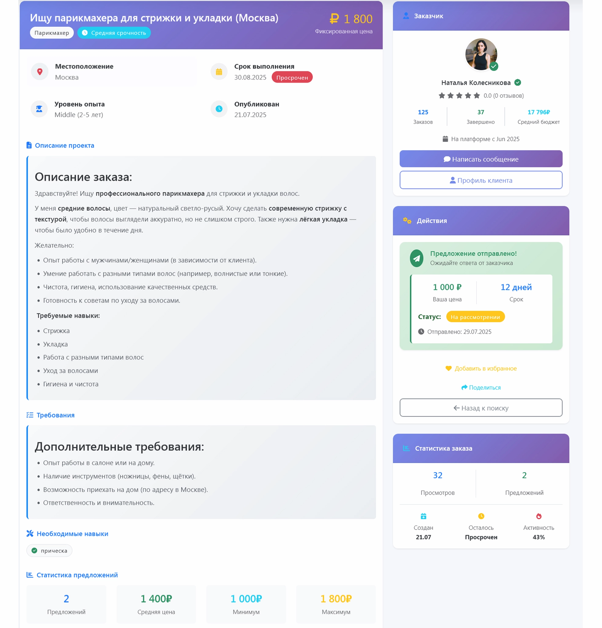 Тендеры для Самозанятых